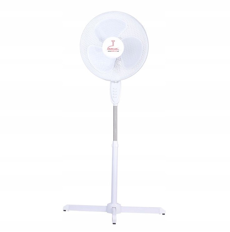 Kupelňový ventilátor - Stojací ventilátor, tichý biely ventilátor 45 W 16