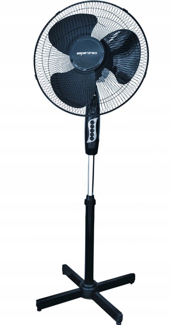 Kupelňový ventilátor - Stojací ventilátor čierny OFFICE 40W