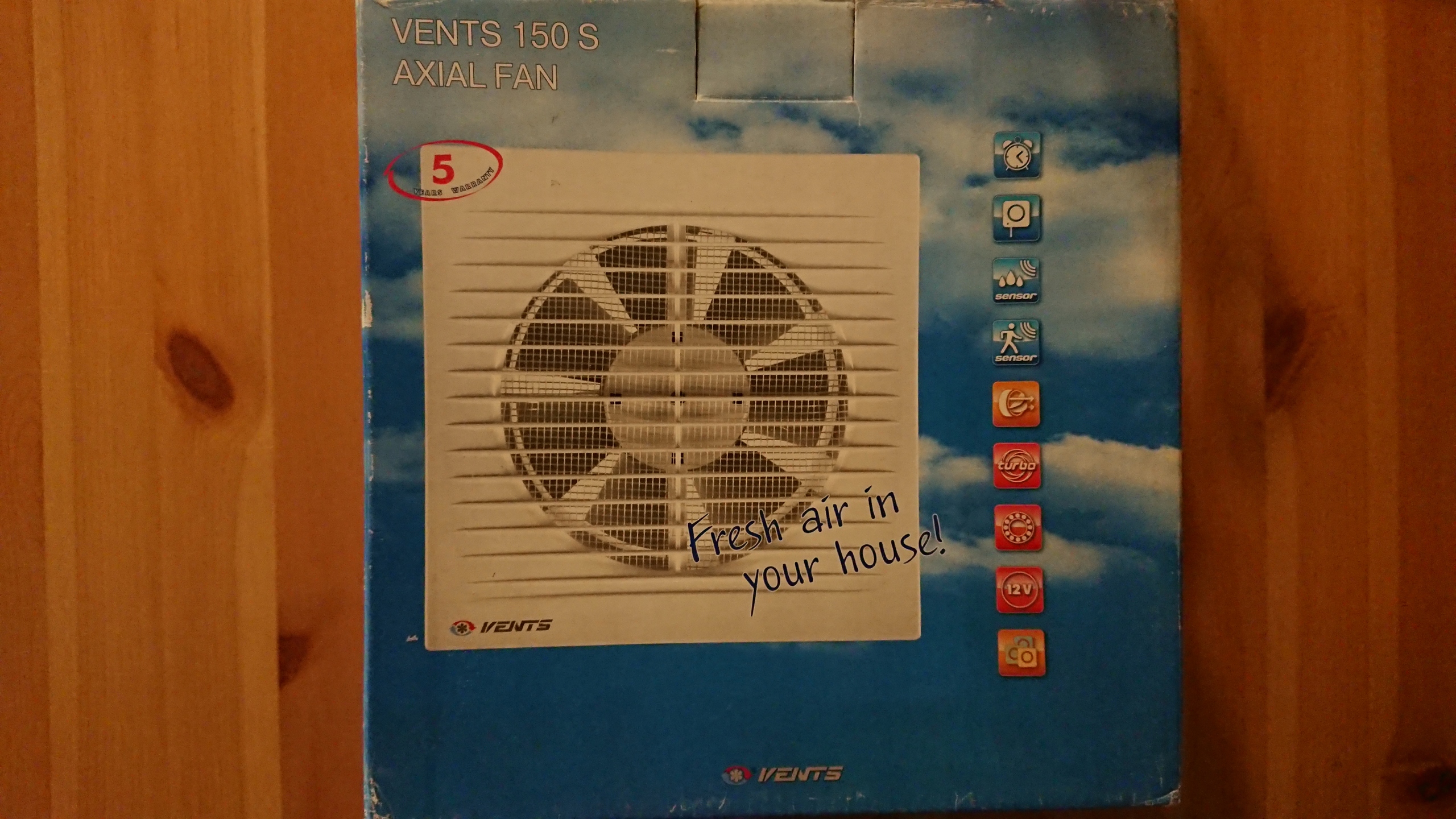 Kupelňový ventilátor - Vetracie otvory 150 S štandardne