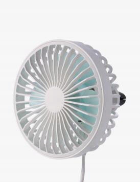 Kupelňový ventilátor - Prenosný tichý ventilátor do auta USB