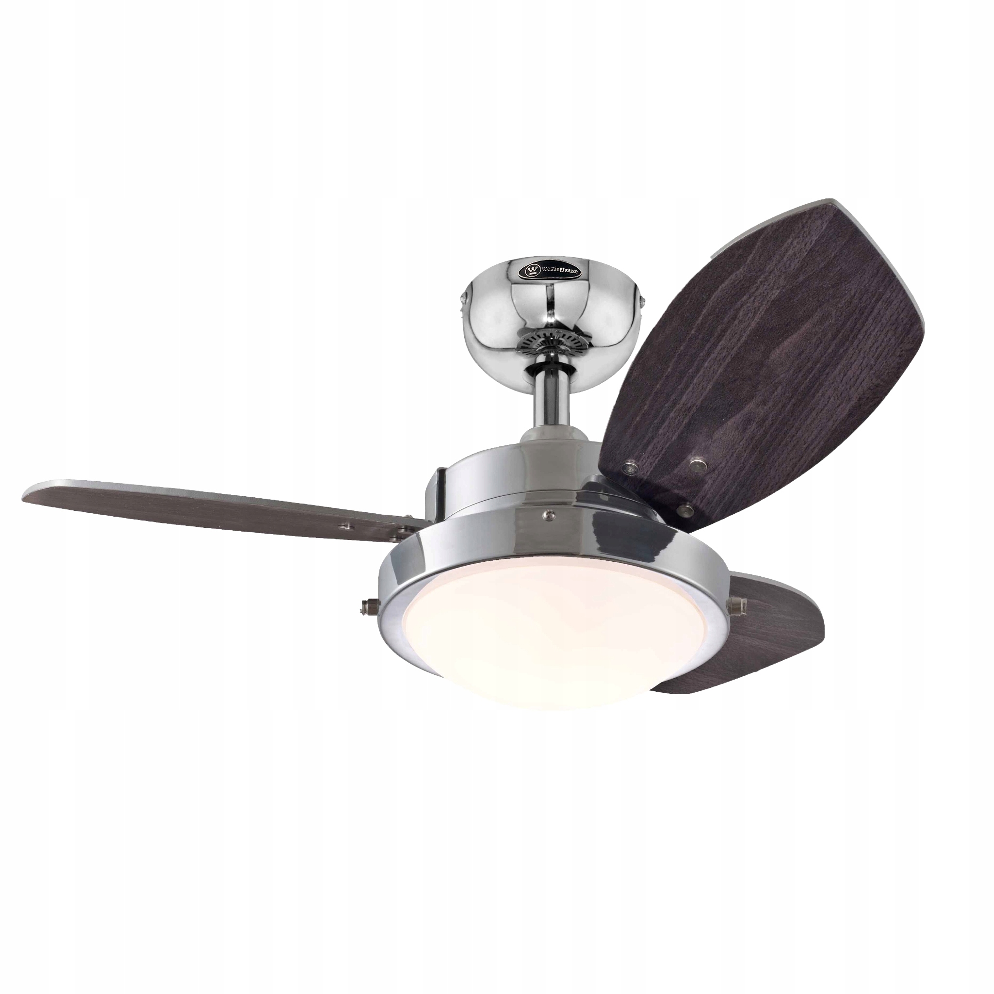 Kupelňový ventilátor - Stropný ventilátor so žiarovkou Wenque 78763 buk / wenge