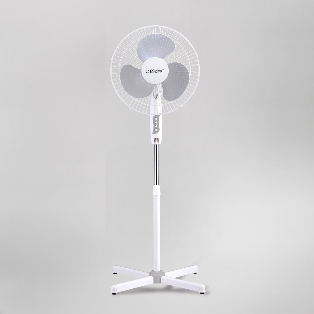 Kupelňový ventilátor - Podlahový ventilátor MAESTRO MR-900 bielosivý