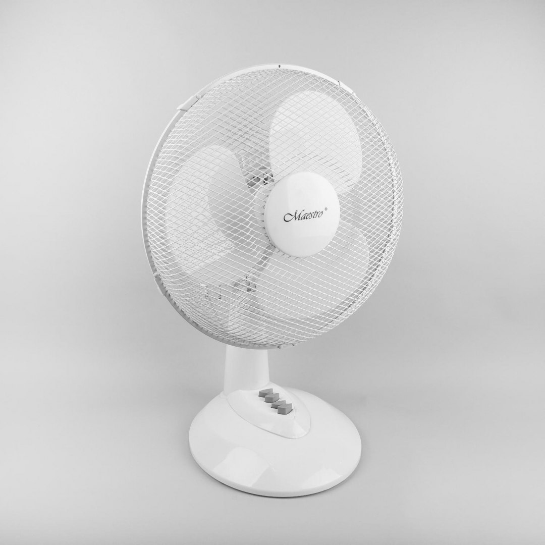 Kupelňový ventilátor - Stolový ventilátor MAESTRO MR-904 biely