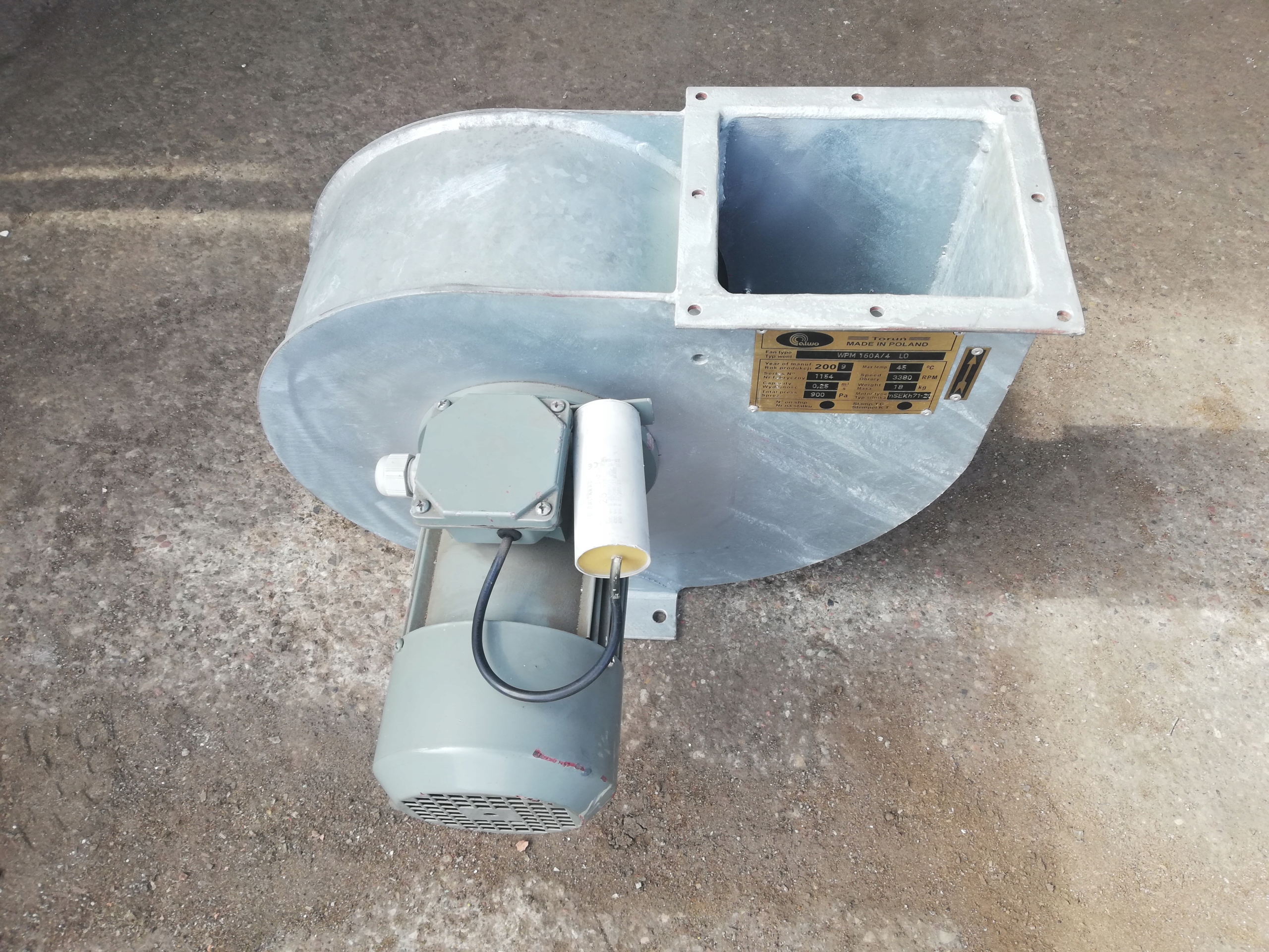 Kupelňový ventilátor - Odstredivý ventilátor ALWO fi 160