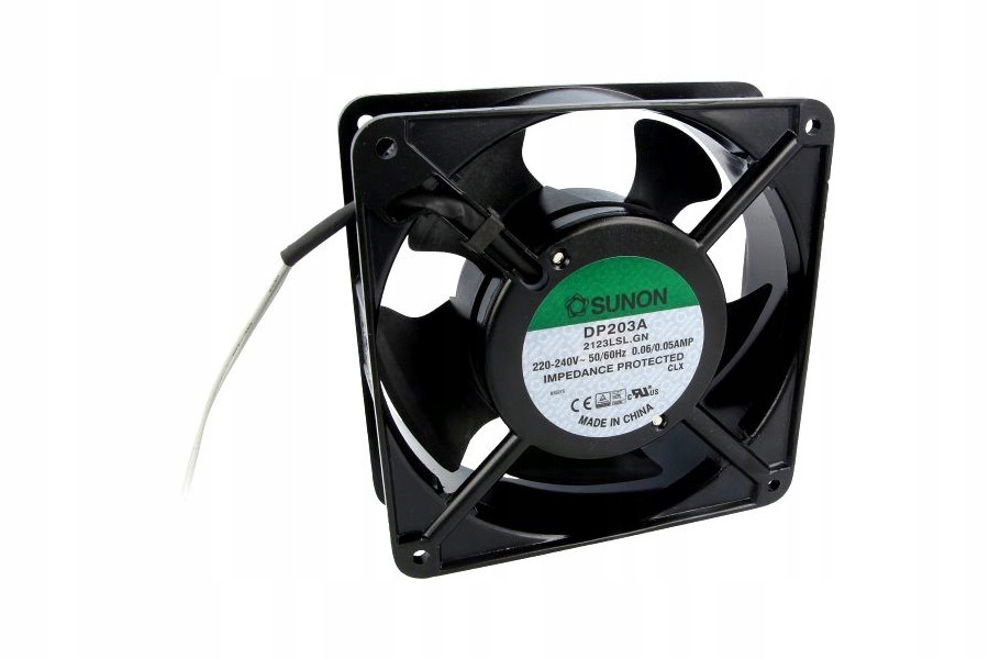 Kupelňový ventilátor - SUNON AC AXIAL 230V 120x120x38mm 119m3 / h 36dBA