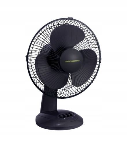 Kupelňový ventilátor - Stolový ventilátor VENETO-30B 40W čierny 30cm 148