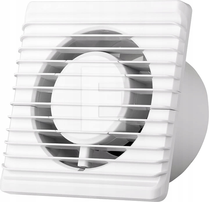 Kupelňový ventilátor - 100mm 8W nástenný ventilátor / časovač / pl