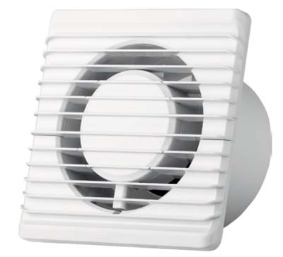Kupelňový ventilátor - VENTILÁTOR NA STENU FI 100 Hygrostat