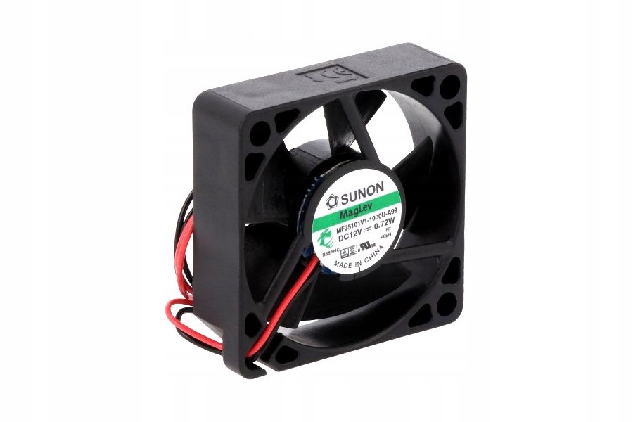Kupelňový ventilátor - SUNON AXIAL 12VDC 35x35x10mm 12,17m3 / h 10 000 ot./min