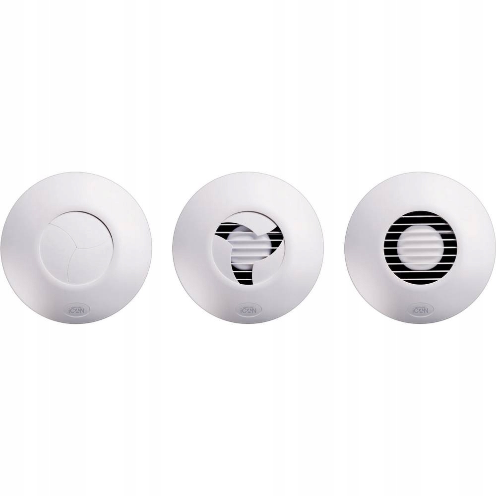 Kupelňový ventilátor - Nástenný a stropný ventilátor ICON 15, 100 mm