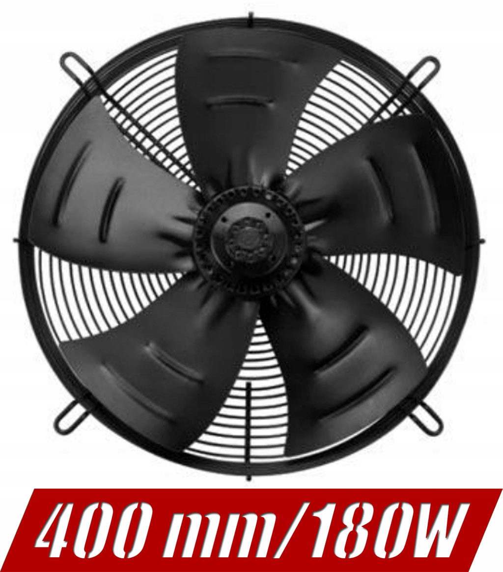 Kupelňový ventilátor - Dopravný ventilátor 400 / 180W pre dúchaciu pec