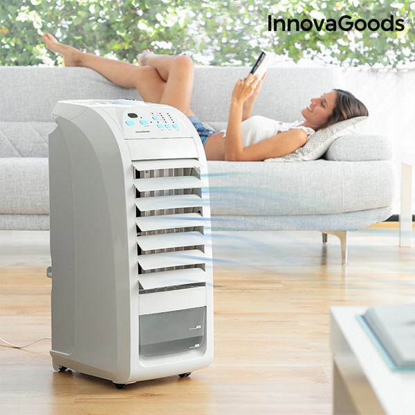 Kupelňový ventilátor - Prenosná chladiaca klimatizácia InnovaGoods 4,5 l