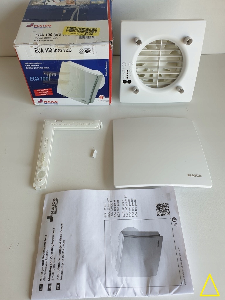 Kupelňový ventilátor - VSTAVANÝ VENTILÁTOR MAICO ECA100 IPRO VZC NOVINKA