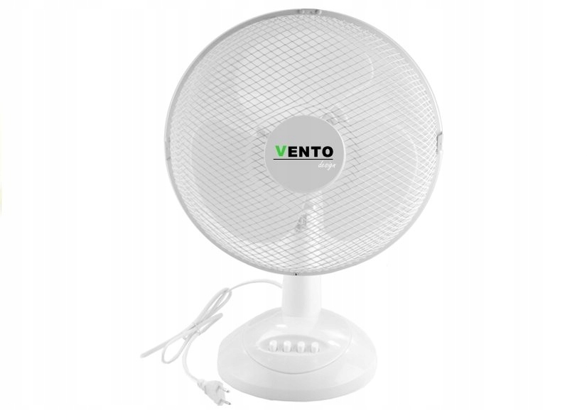 Kupelňový ventilátor - Kancelársky ventilátor Vento, 30 cm, 40 W, biely
