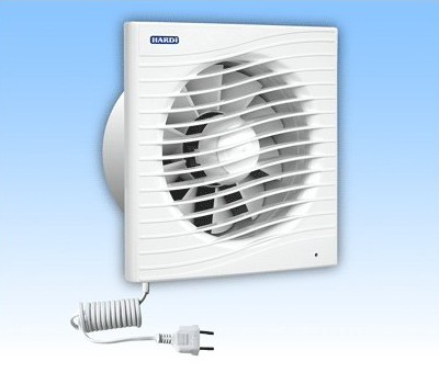 Kupelňový ventilátor - Ventilátor FALA - struna + kábel fi150 N0009