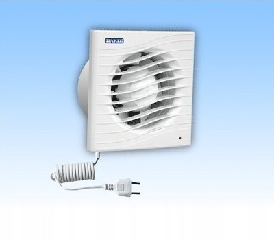 Kupelňový ventilátor - Fotoelektrický ventilátor + časovka + káblový fi100