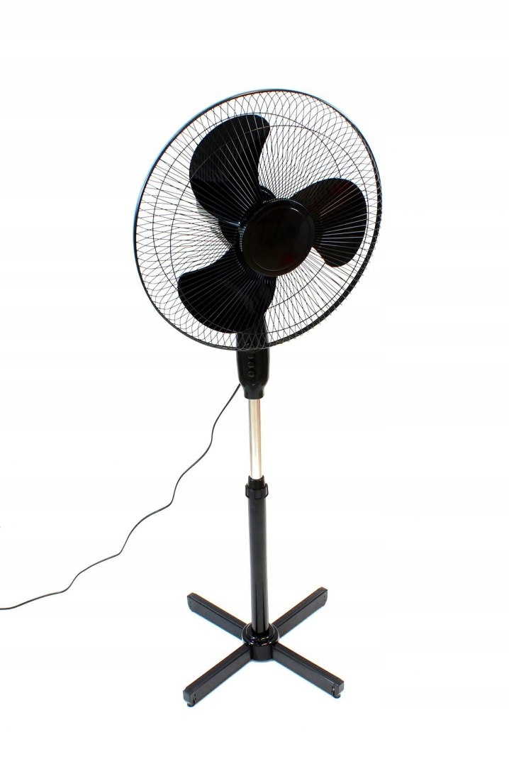 Kupelňový ventilátor - AG226A Stojanový ventilátor 230 V čierny XL ATL