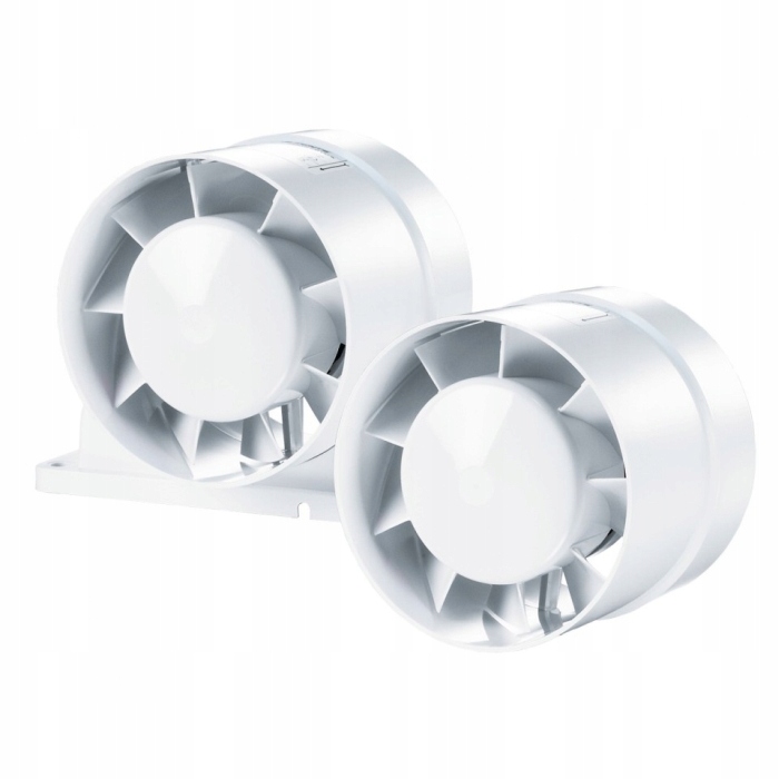 Kupelňový ventilátor - Potrubný ventilátor fi 125 230V 16W 38dB s prietokom