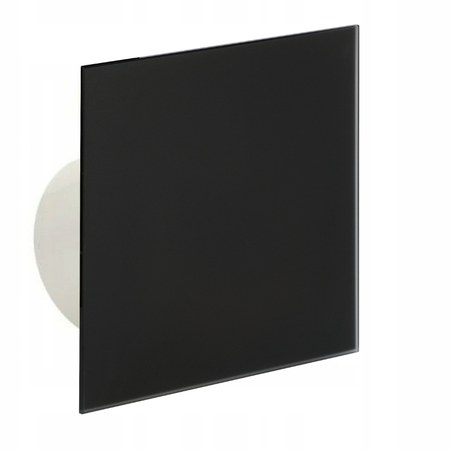 Kupelňový ventilátor - Tichý ventilátor KWS125T, panel z čierneho matného skla