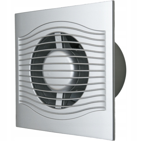 Kupelňový ventilátor - VENTILÁTOR 125 SLIM KONTROLNÝ VENTIL 5C-GM
