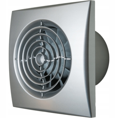 Kupelňový ventilátor - VENTILÁTOR 125 KONTROLA VENTILU ŠEDÁ AURA 5C GM