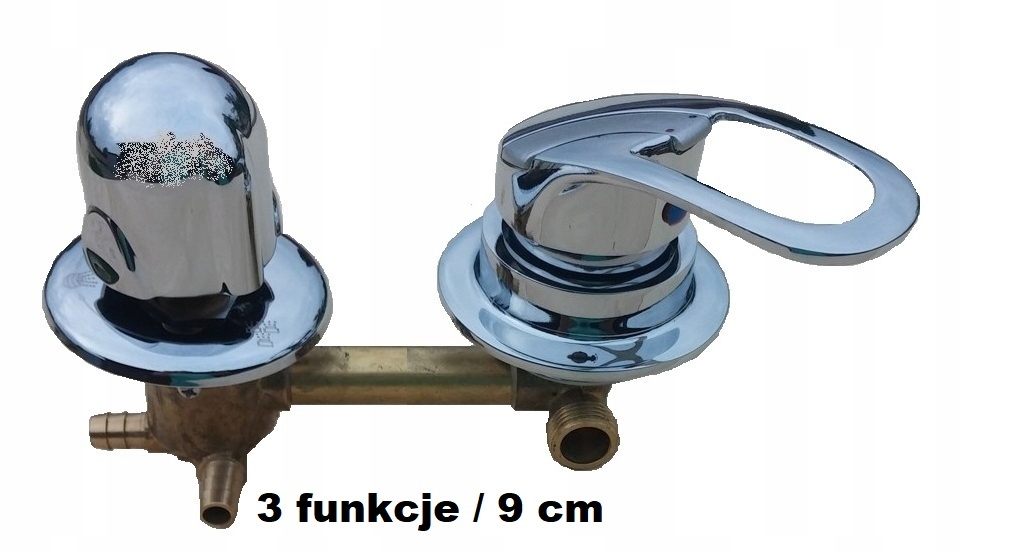 Sprchová batéria - Krátky sprchový faucet 3 funkčný. komplet 9 cm