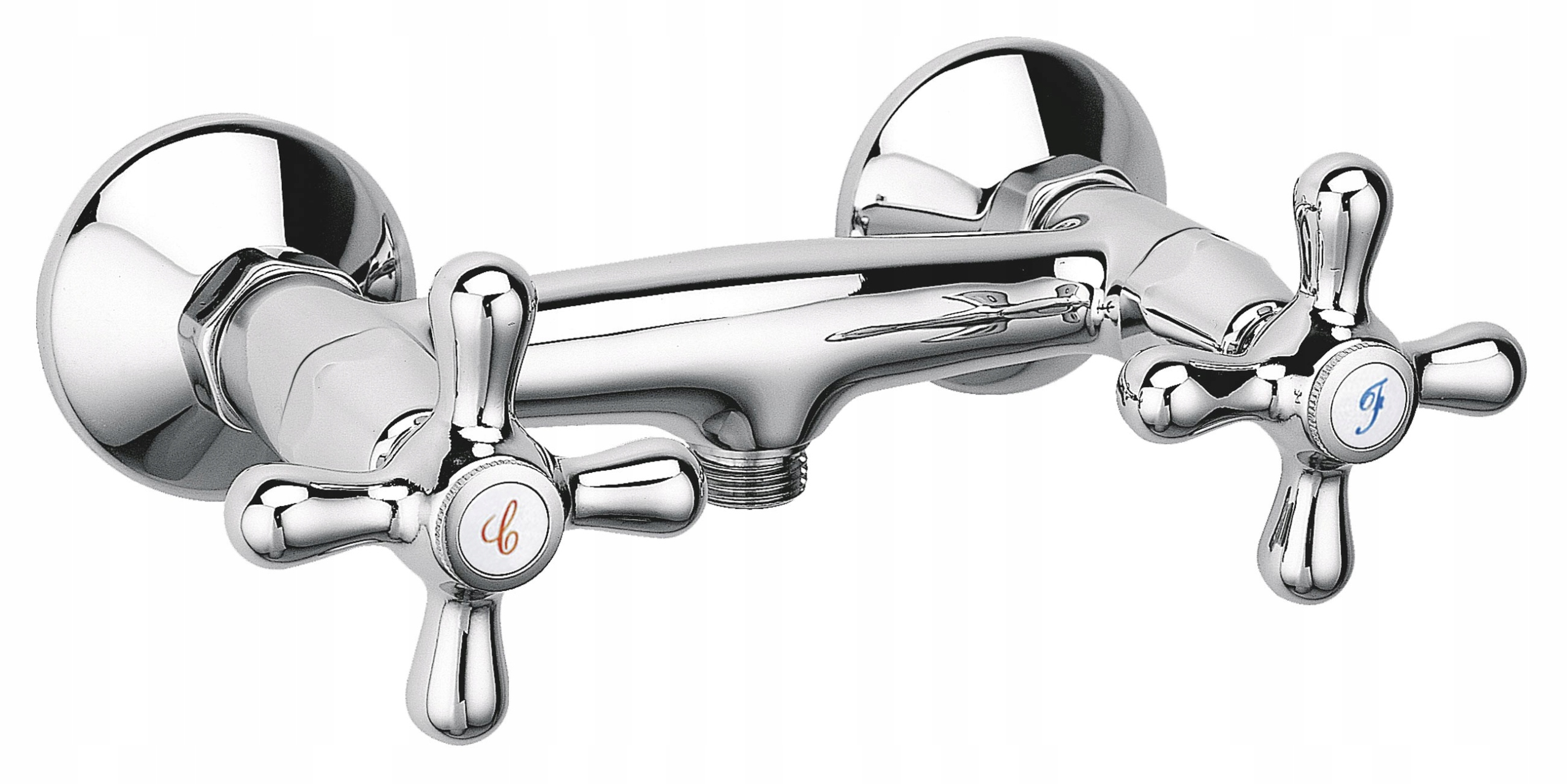 Sprchová batéria - Retro Nový sprchový faucet kompletný XD7 Ferro