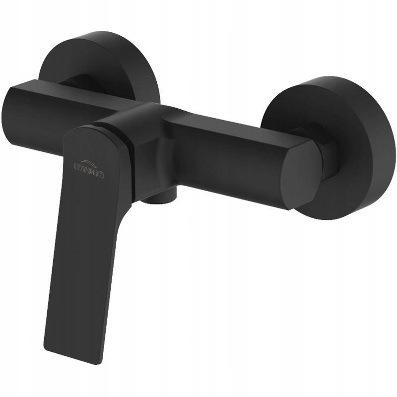 Sprchová batéria - SPRCHOVÁ BATÉRIA INVENA NERI BLACK WALL