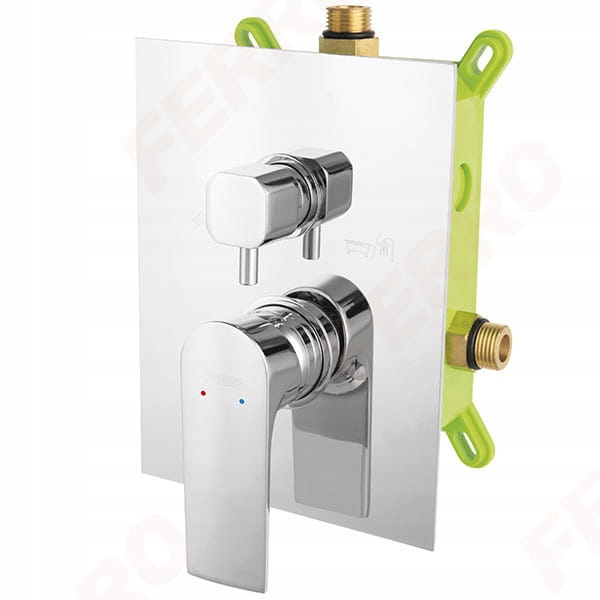 Sprchová batéria - SPRACOVACÍ STROJ FERRO ALGEO SQUARE BAQ7P2BOX