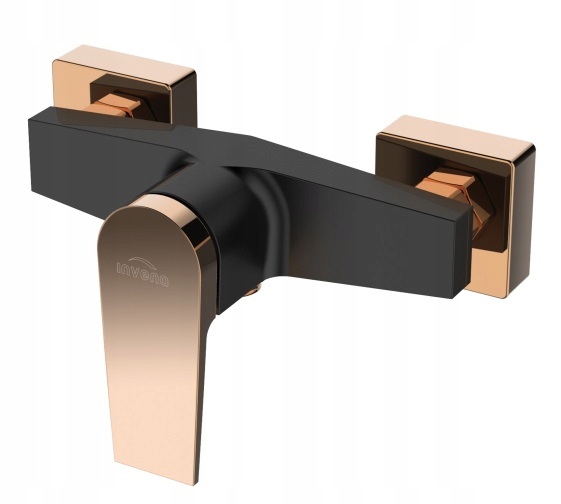 Sprchová batéria - Sprchový kohútik Invena Midnight Black Rose Gold