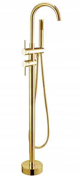 Umyvadlová batéria - Vaňový faucet na podlahu Ortis Golden Rea