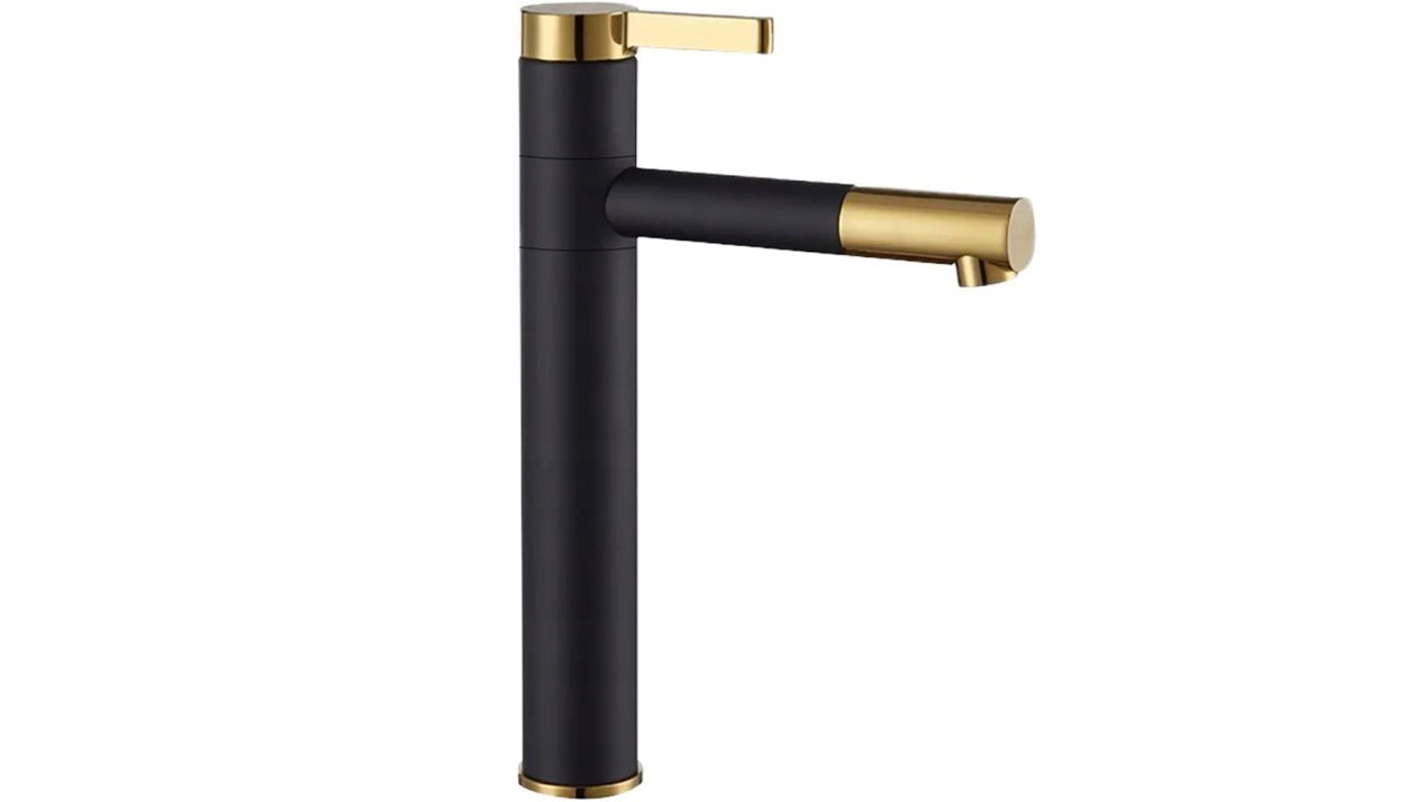 Umyvadlová batéria - Vysoko umývadlová batéria SMART BLACK GOLD