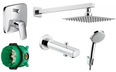 Podomietková batéria - HANSGROHE LOGIS KÚPEĽŇOVÁ SADA + SPRCHOVÁ SPRCHA 30