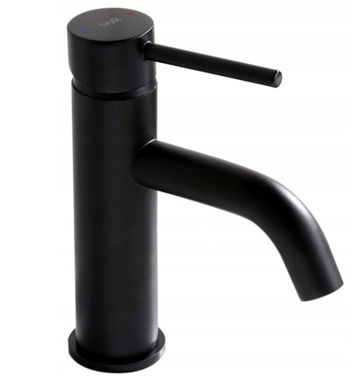 Umyvadlová batéria - Umývadlová batéria Lungo Black Rea Kran 16 cm