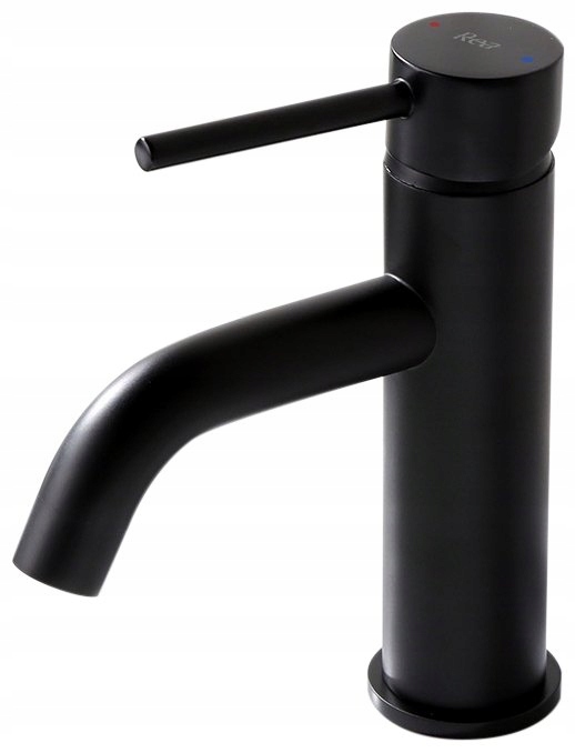 Umyvadlová batéria - Nízky nízky faucet Lungo Čierny nízky