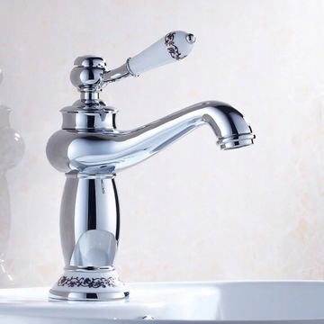 Umyvadlová batéria - Exkluzívny chrómový kúpeľňový faucet