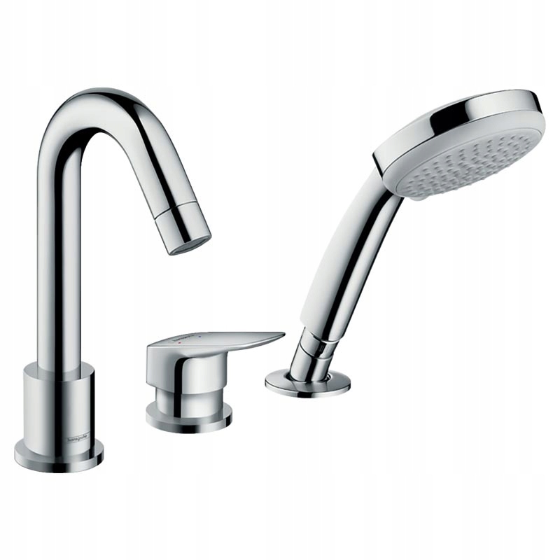 Vaňová batéria - Hansgrohe Logis - 3-otvorová jednopáková batéria