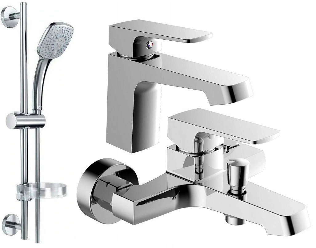 Vaňová batéria - NEMECKÝ sprchový faucet WASHBASIN CUBIC