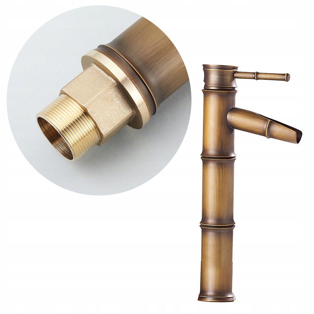 Vaňová batéria - Kúpeľňový faucet Bambusový faucet na umývanie