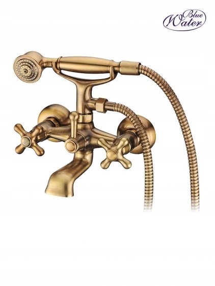 Vaňová batéria - AKUMULÁTOROVÁ BATÉRIA S RETRO KNOBS STARÉ ZLATO