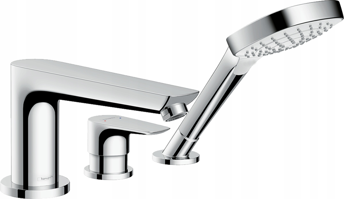 Vaňová batéria - 3-OTVOROVÁ BATÉRIA PRE HRANU 'HANSGROHE BATHTUB EDGE