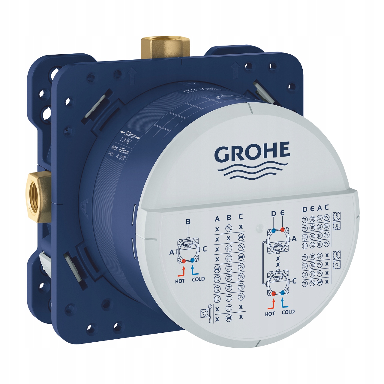 Vaňová batéria - UNIVERZÁLNY FLUSH PRVOK GROHE RAPIDO SMARTBOX.