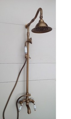 Vaňová batéria - SPRCHOVÁ SADA S RETRO SPRCHOU W-0124