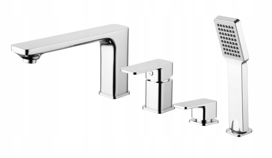 Vaňová batéria - OMNIRES APURE BATHTUB BATÉRIA 4-OTVOROVÁ CHROM