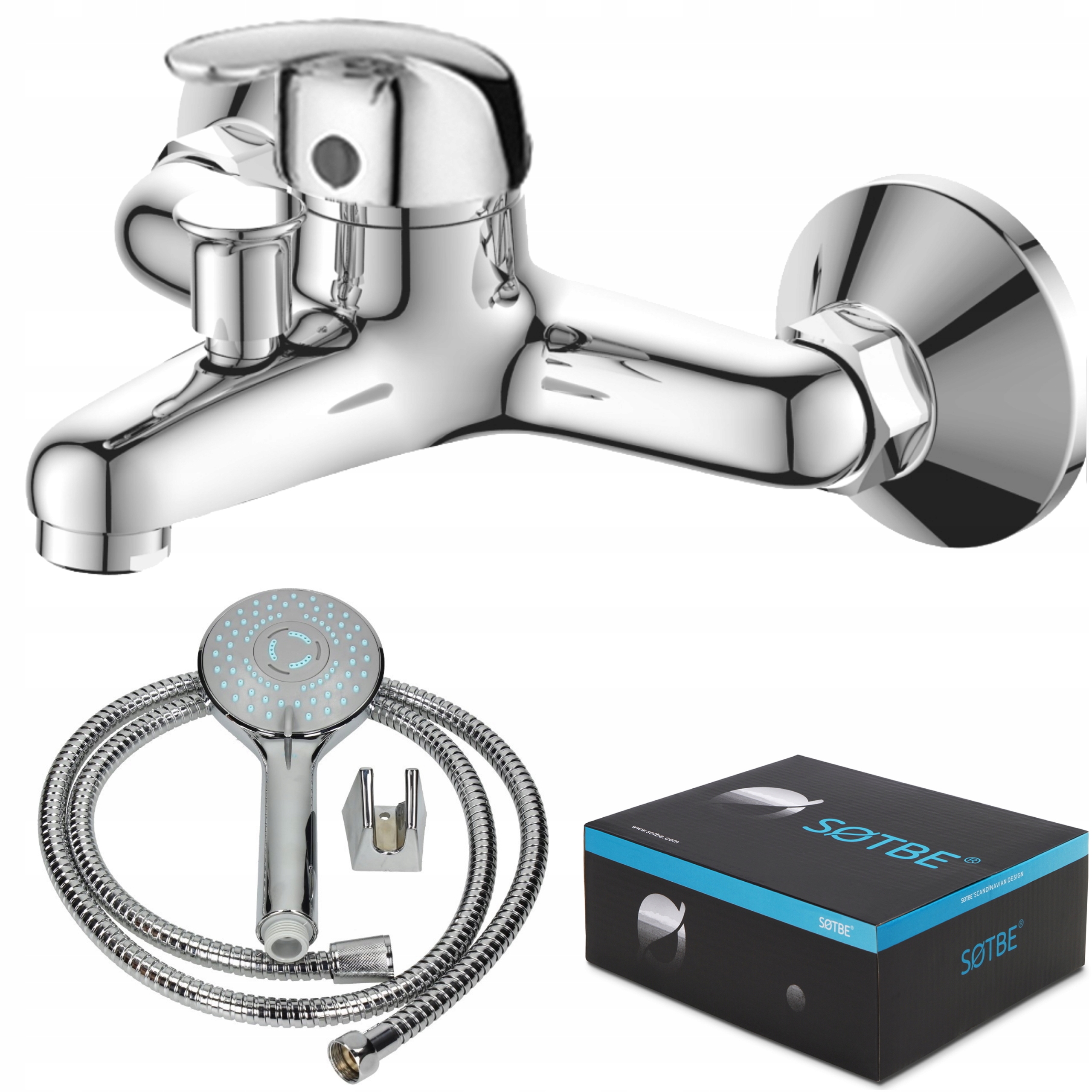 Vaňová batéria - Faucetový kúpeľňový vaňový sprchový faucet SET