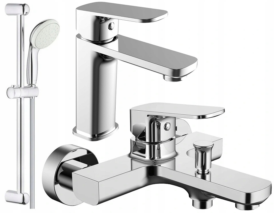 Vaňová batéria - Sprcha GROHE + umývadlová vaňová batéria KVADRO
