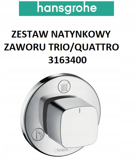 Podomietková batéria - 31634000 exteriérový diel trio quattro