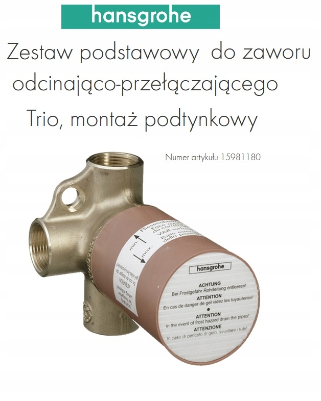 Podomietková batéria - 15981180 TRIO SADA FLUSH ELEMENT