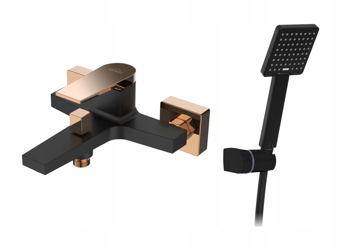 Vaňová batéria - Vaňová batéria Invena Midnight Black Rose Gold
