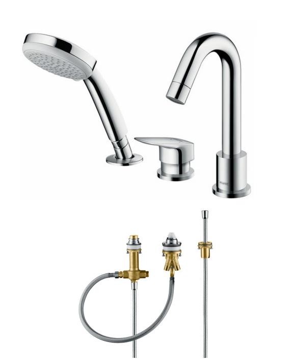 Vaňová batéria - HANSGROHE LOGIS KÚPEĽOVÁ KÚPEĽ 71313000 + 13439180